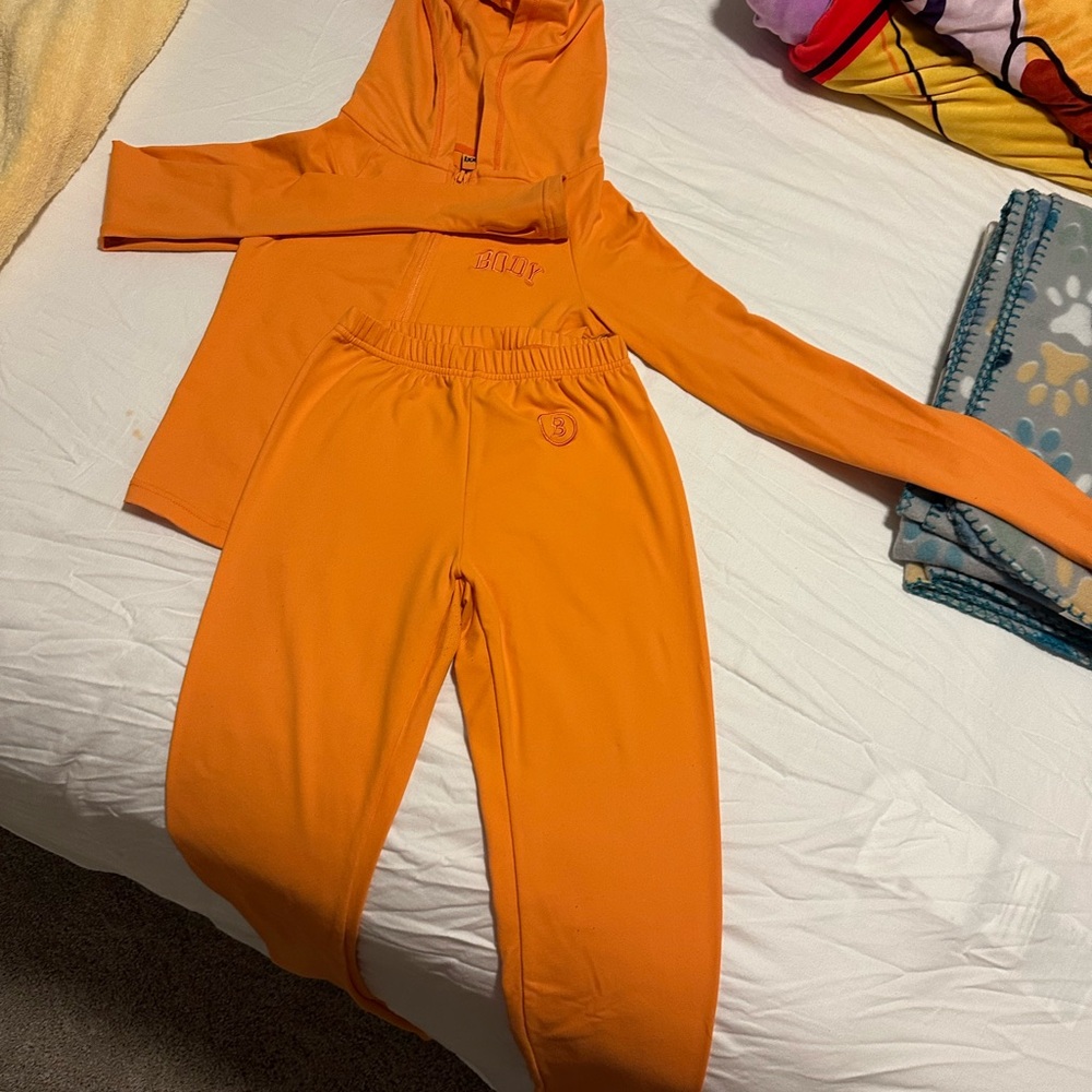 Bold Orange Women's Jogger Set